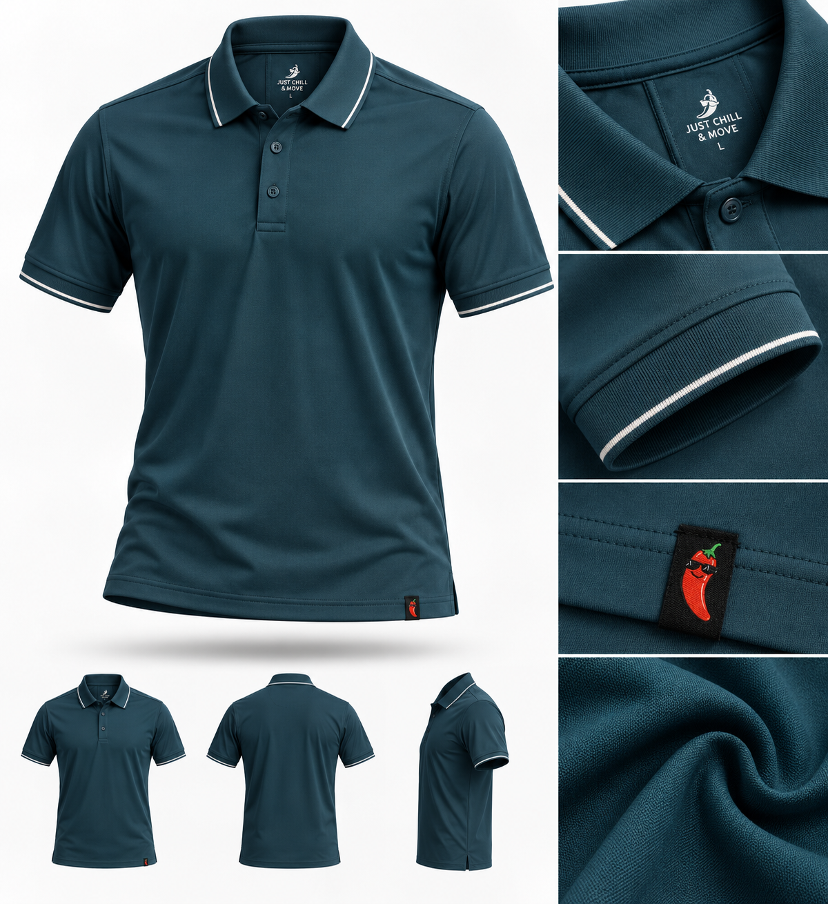 Polera Just Chill Verde